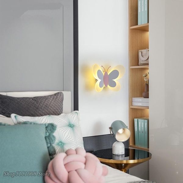 wall lamp modern nordic cartoon children's room butterfly bedside led creative personality simple bedroom background light
wall lamp modern nordic cartoon children's room butterfly bedside led creative personality simple bedroom background light