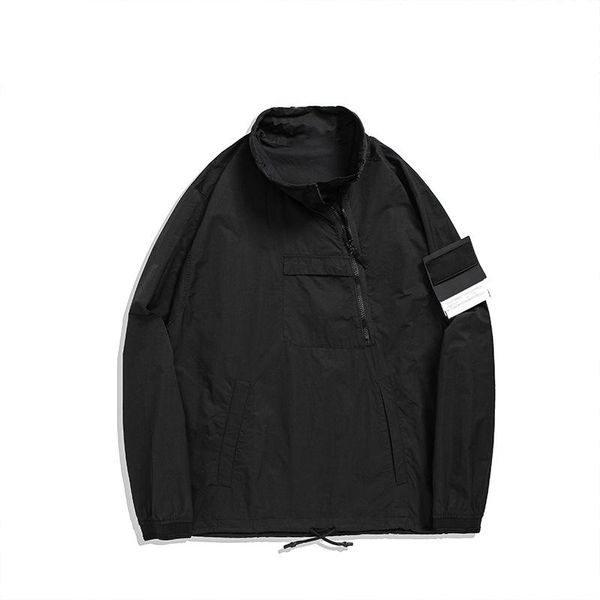 men's hoodies & sweatshirts trendy long half-zipper stand collar loose pullover, Black
men's hoodies & sweatshirts trendy long half-zipper stand collar loose pullover, Black