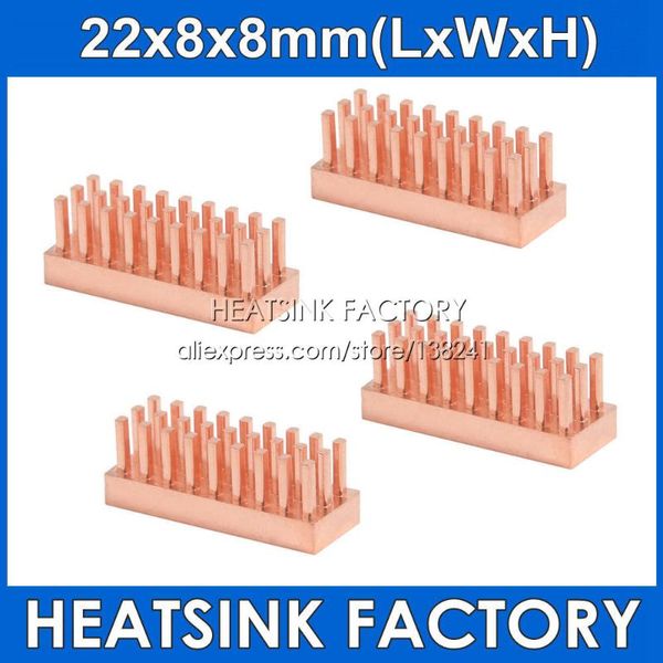 fans & coolings 20x8x8mm pure copper heatsink radiator cooler with thermal pad cooling for mos ram memory
fans & coolings 20x8x8mm pure copper heatsink radiator cooler with thermal pad cooling for mos ram memory