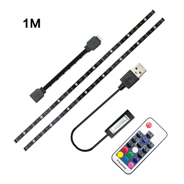 led strip 5v usb lamp flexible ribbon rgb 16leds/m 0.5m 1m with mini rf 17keys for display screen tv backlight strips
led strip 5v usb lamp flexible ribbon rgb 16leds/m 0.5m 1m with mini rf 17keys for display screen tv backlight strips