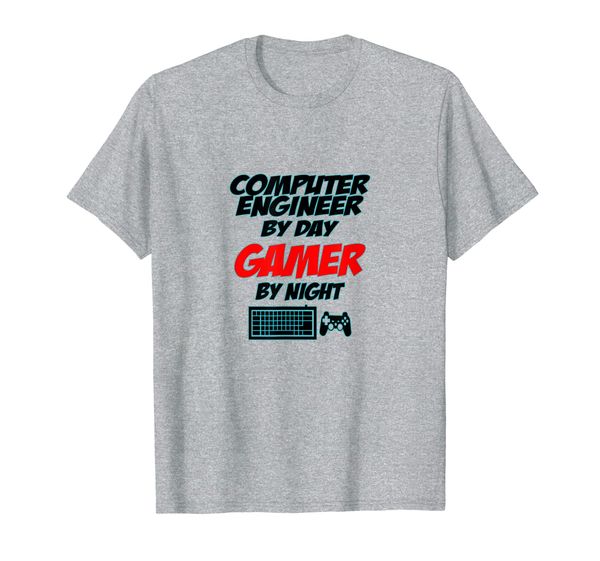 computer engineer gamer always ready t-shirt, White;black
computer engineer gamer always ready t-shirt, White;black