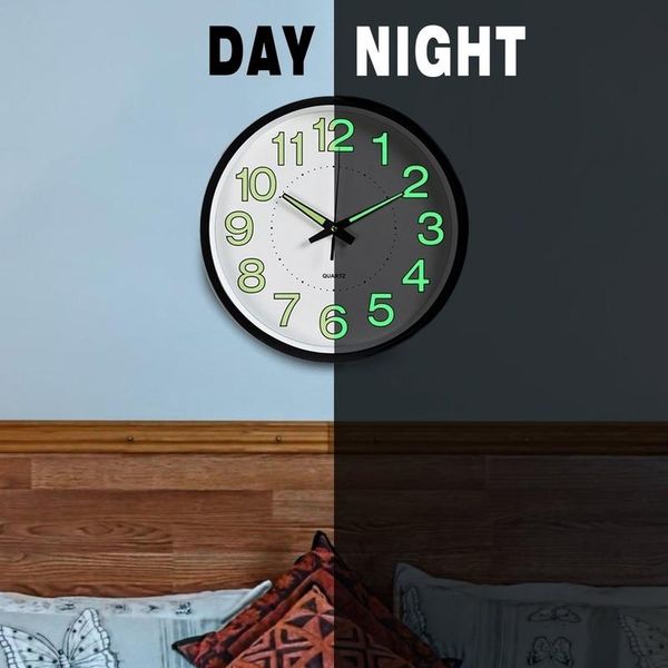 wall clocks 12 inch luminous clock indoor/outdoor modern decoration home living room silent quartz
wall clocks 12 inch luminous clock indoor/outdoor modern decoration home living room silent quartz
