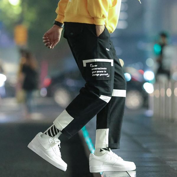 men's pants track men streetwear mens joggers harem hip hop tactical 2021 plus size hit color patchwork casual, Black
men's pants track men streetwear mens joggers harem hip hop tactical 2021 plus size hit color patchwork casual, Black