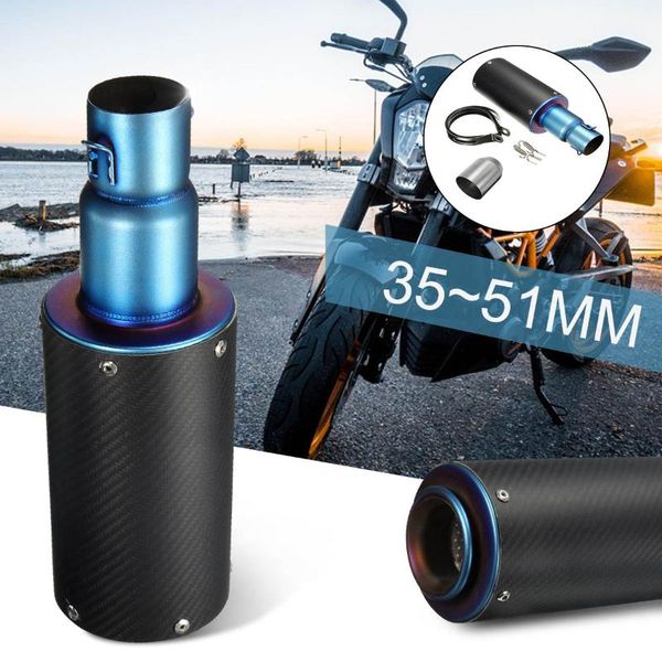 motorcycle exhaust system universal muffler pipe scrub carbon/smooth carbon fiber for moto dirt bike scooter
motorcycle exhaust system universal muffler pipe scrub carbon/smooth carbon fiber for moto dirt bike scooter
