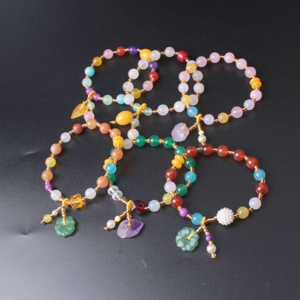 jewelry red agate duobao bracelet women's single ring colorful wear show skin color temperament accessories, Black
jewelry red agate duobao bracelet women's single ring colorful wear show skin color temperament accessories, Black