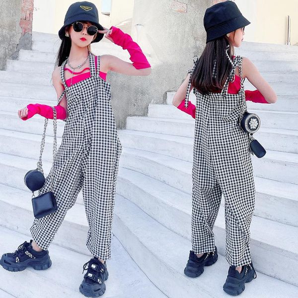 clothing sets summer girls fashion clothes 2021 sling plaid overalls 2pcs girl pants black kids teens streetwear 10 12 13 14 year, White
clothing sets summer girls fashion clothes 2021 sling plaid overalls 2pcs girl pants black kids teens streetwear 10 12 13 14 year, White