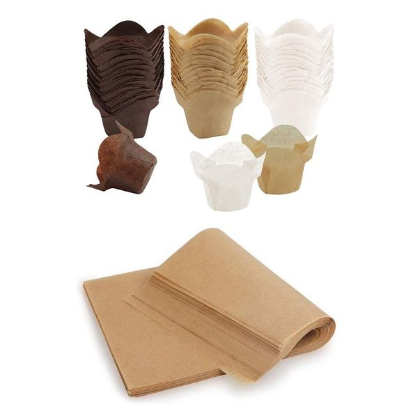 baking & pastry tools -150 pcs lotus paper cup liner towel 200 silicone oil sheet, non-stick
baking & pastry tools -150 pcs lotus paper cup liner towel 200 silicone oil sheet, non-stick
