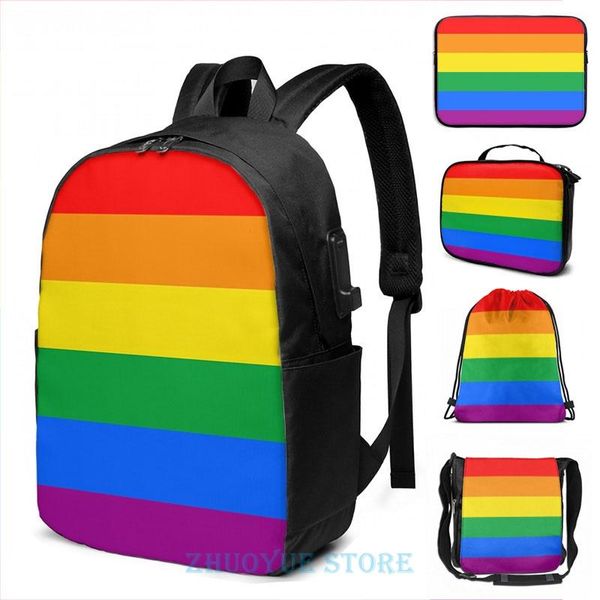 backpack funny graphic print gay pride flag stripe usb charge men school bags women bag travel laptop
backpack funny graphic print gay pride flag stripe usb charge men school bags women bag travel laptop