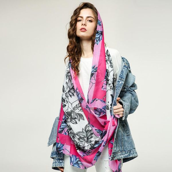 women spring cotton tassel shawl floral voile korean style long wrap thin sun protection summer soft scarf scarves, Blue;gray
women spring cotton tassel shawl floral voile korean style long wrap thin sun protection summer soft scarf scarves, Blue;gray