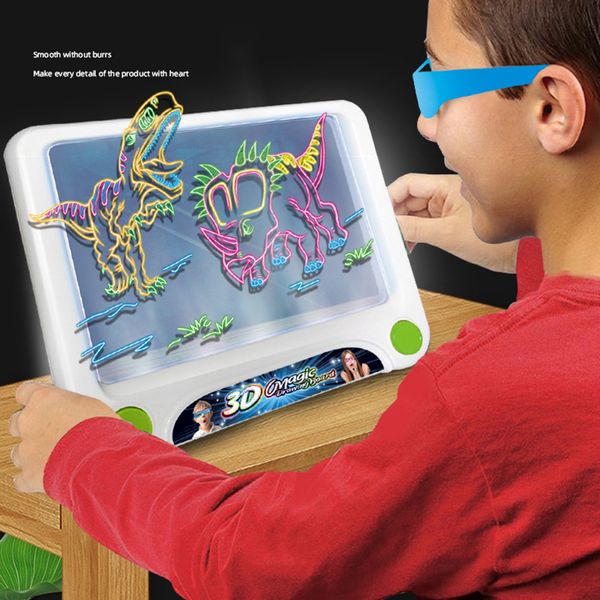 Kid Writing Board Painting Erasable LED Intelligent Light 3D Drawing Board Boy And Girl Graffiti Drawing Creative Drawing Board
Kid Writing Board Painting Erasable LED Intelligent Light 3D Drawing Board Boy And Girl Graffiti Drawing Creative Drawing Board