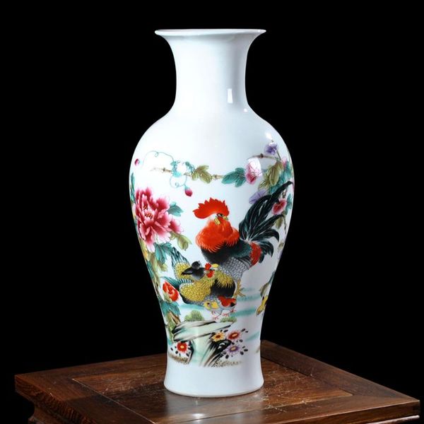vases jingdezhen ceramics pastel rooster family portrait vase fishtail modern home decoration crafts
vases jingdezhen ceramics pastel rooster family portrait vase fishtail modern home decoration crafts