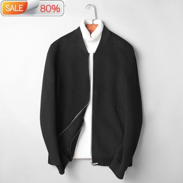 men's wool & blends 2021 100% coat men short spring autumn mens jackets and coats korean sobretudo masculino b19n007169 b24274, Black
men's wool & blends 2021 100% coat men short spring autumn mens jackets and coats korean sobretudo masculino b19n007169 b24274, Black