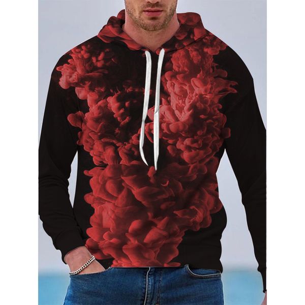 red smoke pattern men s 3d printing hoodie visual impact party punk goth round neck american sweater hoodie, Black
red smoke pattern men s 3d printing hoodie visual impact party punk goth round neck american sweater hoodie, Black