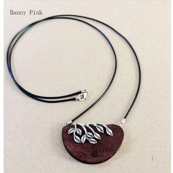 chunky alloy branches geo wood pendant necklace for women ethnic big black rope chain fashion jewelry colliers necklaces, Silver
chunky alloy branches geo wood pendant necklace for women ethnic big black rope chain fashion jewelry colliers necklaces, Silver