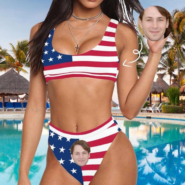 women's swimwear yescustom face custom flag sport high-waisted po women bikini bra set beach two pieces low-waist triangle, White;black
women's swimwear yescustom face custom flag sport high-waisted po women bikini bra set beach two pieces low-waist triangle, White;black