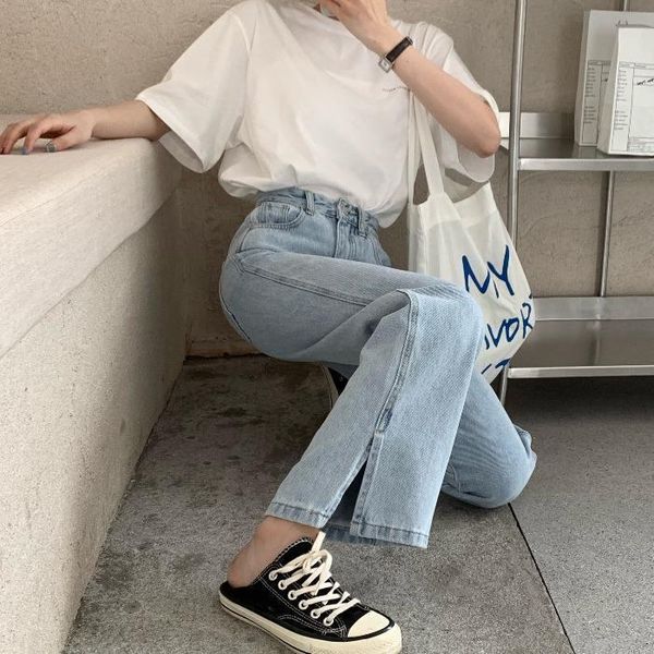 women's jeans woman pants summer high waist straight pantalones vaqueros mujer, Blue
women's jeans woman pants summer high waist straight pantalones vaqueros mujer, Blue