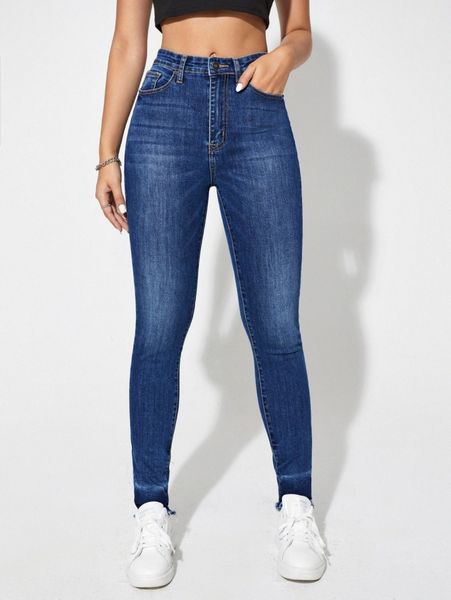 raw trim slant pockets skinny denim jeans v4vq#, Blue
raw trim slant pockets skinny denim jeans v4vq#, Blue