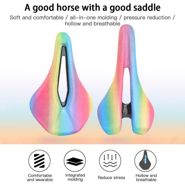 bike saddles meroca bicycle seat saddle mtb road cushion pu heat-insulating non-slip hollow breathable soft rainbow bmx chair
bike saddles meroca bicycle seat saddle mtb road cushion pu heat-insulating non-slip hollow breathable soft rainbow bmx chair