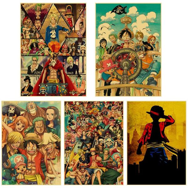 wall stickers one piece retro poster classic anime kraft paper sticker home bar cafe house decorative painting printed picture
wall stickers one piece retro poster classic anime kraft paper sticker home bar cafe house decorative painting printed picture
