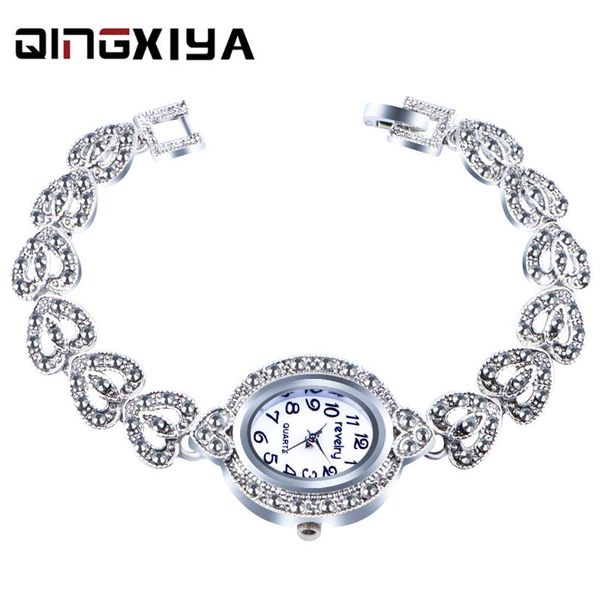wristwatches qingxiya vintage quartz watch women antique silver color gray crystal womens watches female bracelet clock relogio feminino 202, Slivery;brown
wristwatches qingxiya vintage quartz watch women antique silver color gray crystal womens watches female bracelet clock relogio feminino 202, Slivery;brown