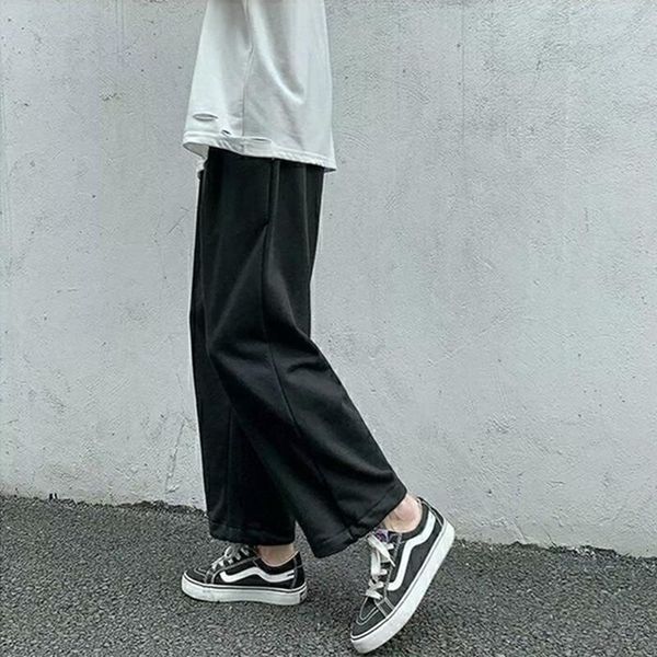 men's pants 2021 chinese loose summer thin waistband casual solid color all-match sports trousers, Black
men's pants 2021 chinese loose summer thin waistband casual solid color all-match sports trousers, Black