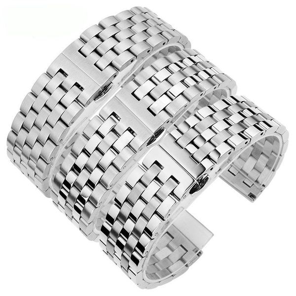 watch bands solid 316l stainless steel straps silver 18mm 20mm 21mm 22mm 24mm metal band strap watches bracelet, Black;brown
watch bands solid 316l stainless steel straps silver 18mm 20mm 21mm 22mm 24mm metal band strap watches bracelet, Black;brown