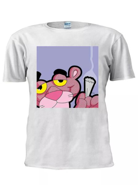 pink panther smoking funny cartoon caricature birthday t shirt tee m706, White;black
pink panther smoking funny cartoon caricature birthday t shirt tee m706, White;black