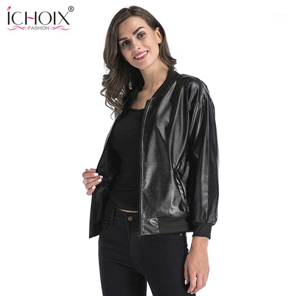 women's jackets 2021 autumn winter stand-up collar cool girl's leather jacket long-sleeved black coats zipper motorcycle, Black;brown
women's jackets 2021 autumn winter stand-up collar cool girl's leather jacket long-sleeved black coats zipper motorcycle, Black;brown
