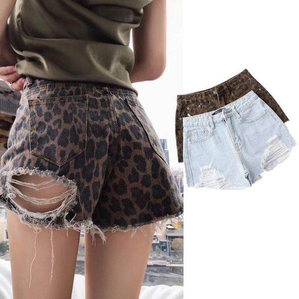 women's shorts summer leopard print jeans women fashion hole hollow out tassel pantalon corto mujer vintage spodenki damskie, White;black
women's shorts summer leopard print jeans women fashion hole hollow out tassel pantalon corto mujer vintage spodenki damskie, White;black