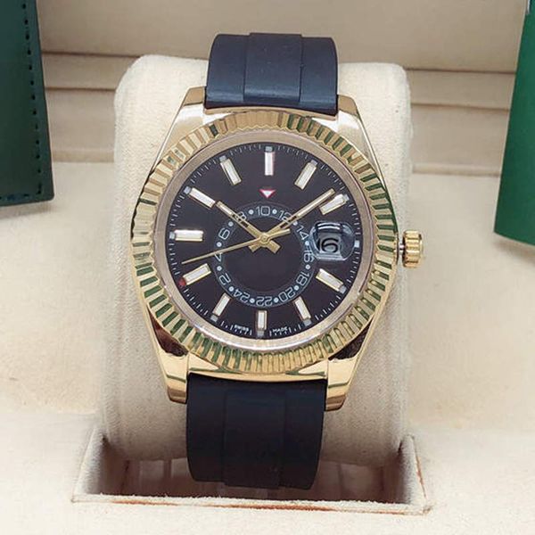 men's automatic mechanical watch 42mm classic surface small ring rotary rubber strap fold buckle waterproof, Slivery;brown
men's automatic mechanical watch 42mm classic surface small ring rotary rubber strap fold buckle waterproof, Slivery;brown