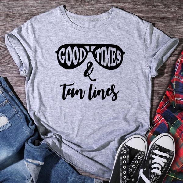 women's t-shirt good times print woman tee shirts for women summer plus size female t, White
women's t-shirt good times print woman tee shirts for women summer plus size female t, White