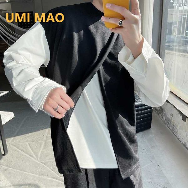black white contrasting color sleeve sweatshirt trendy brand men's 2021 spring jacket round neck korean slit sweater hoodies & sweatshi
black white contrasting color sleeve sweatshirt trendy brand men's 2021 spring jacket round neck korean slit sweater hoodies & sweatshi