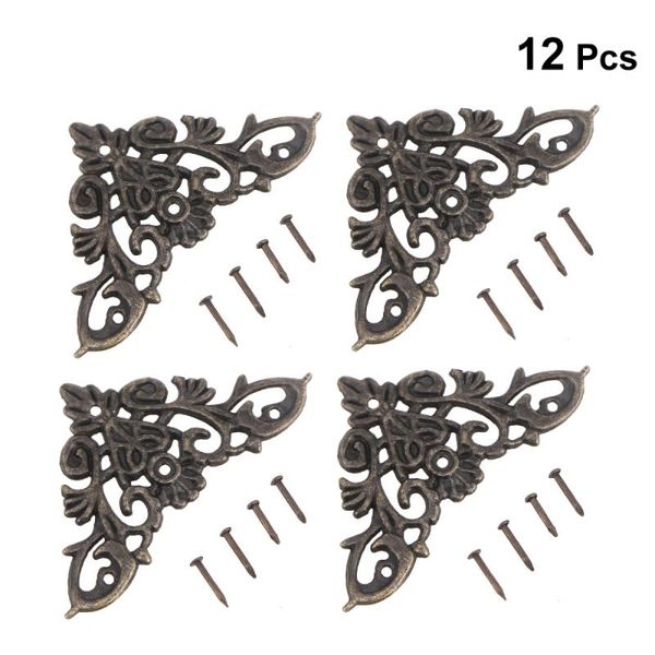 craft tools 12pcs retro corner protector diy metal zinc alloy for po frame scrapbooking notebook (4.8x3.5cm)
craft tools 12pcs retro corner protector diy metal zinc alloy for po frame scrapbooking notebook (4.8x3.5cm)