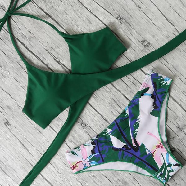 women's swimwear halter bikini 2021 thong biquinis push up swimsuit brazilian female swimming suit for women, White;black
women's swimwear halter bikini 2021 thong biquinis push up swimsuit brazilian female swimming suit for women, White;black
