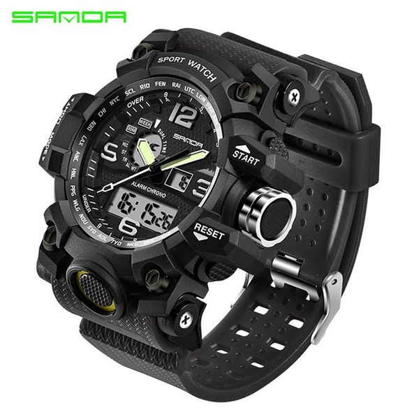 wristwatches 2021 men sports watch resin strap double display waterproof automatic date multi-function quartz relogio masculino, Slivery;brown
wristwatches 2021 men sports watch resin strap double display waterproof automatic date multi-function quartz relogio masculino, Slivery;brown