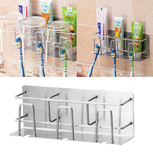 toothbrush holders bathroom stainless steel wall mounted stand rack toothpaste for home
toothbrush holders bathroom stainless steel wall mounted stand rack toothpaste for home