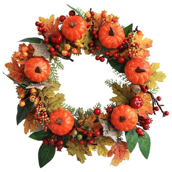 decorative flowers & wreaths autumn theme door wreath artificial pumpkin berries pine cone maple manmade garland cloth rattan material home
decorative flowers & wreaths autumn theme door wreath artificial pumpkin berries pine cone maple manmade garland cloth rattan material home