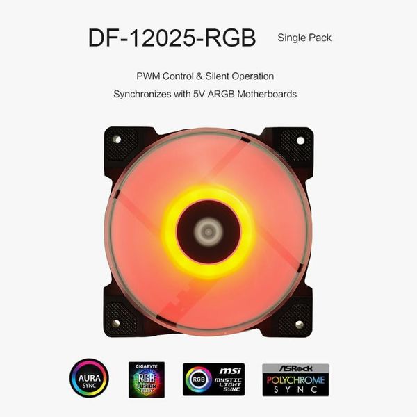120mm addressable rgb cooling fan id-cooling df-12025-rgb pwm for pc case water system waterblock fans & coolings
120mm addressable rgb cooling fan id-cooling df-12025-rgb pwm for pc case water system waterblock fans & coolings