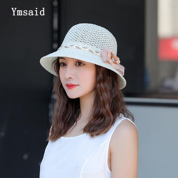 summer solid floppy hollow breathable straw hats for women flower accessories ladies beach sun caps wide brim, Blue;gray
summer solid floppy hollow breathable straw hats for women flower accessories ladies beach sun caps wide brim, Blue;gray
