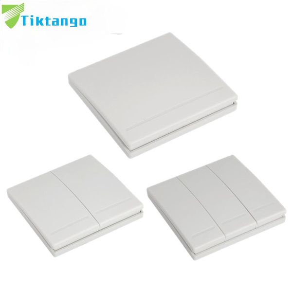 smart home control tiktango 86 wall panel wireless remote transmitter 1 2 3 button rf switch for light lamp bulb living room bedroom corrido
smart home control tiktango 86 wall panel wireless remote transmitter 1 2 3 button rf switch for light lamp bulb living room bedroom corrido