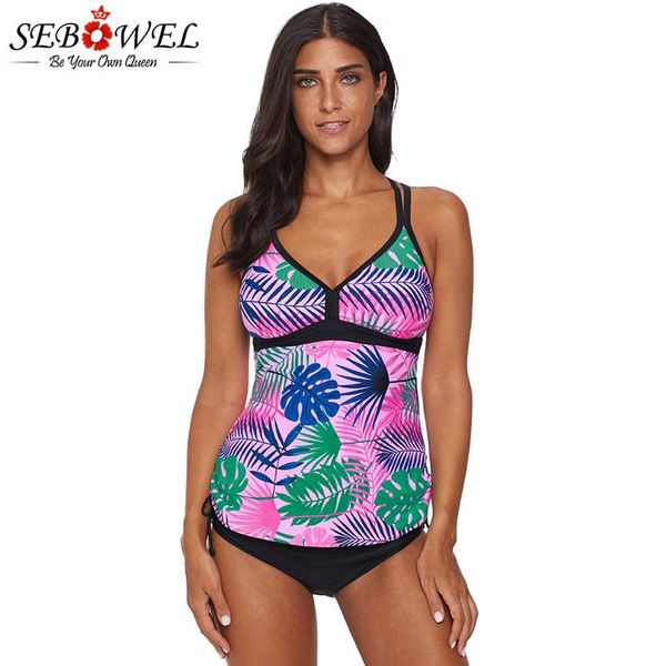 one-piece suits sebowel 2021 plus size green tropical print cut out tankini swimsuit two pieces shoulder strap crisscross back swimwear wome
one-piece suits sebowel 2021 plus size green tropical print cut out tankini swimsuit two pieces shoulder strap crisscross back swimwear wome