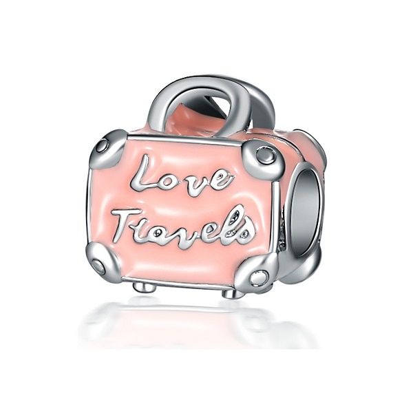 fit pandora charm bracelet suitcase love travel european silver charms pink white flower enamel crystal beads diy snake chain for women bang, Black
fit pandora charm bracelet suitcase love travel european silver charms pink white flower enamel crystal beads diy snake chain for women bang, Black
