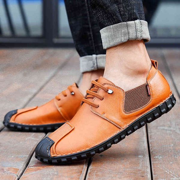 dress shoes men genuine leather casual breathable loafers 2021 fashion comfortable flat leisure men's soft outdoor loafer cxt1, Black
dress shoes men genuine leather casual breathable loafers 2021 fashion comfortable flat leisure men's soft outdoor loafer cxt1, Black