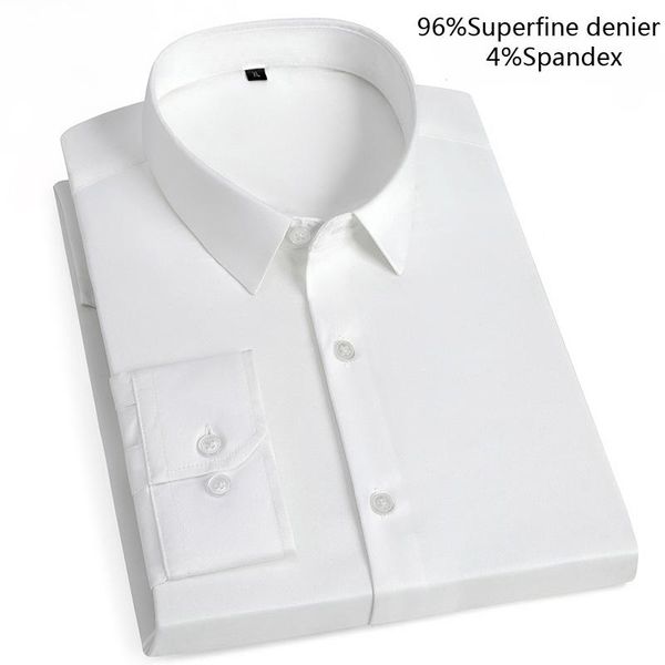 men's casual shirts white solid shirt mens slim long sleeve men work formal camisa non iron elasticity superfine denier chemise homme, White;black
men's casual shirts white solid shirt mens slim long sleeve men work formal camisa non iron elasticity superfine denier chemise homme, White;black
