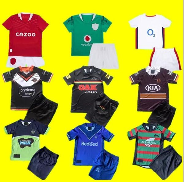 kids kit with shorts england ireland 2022 rugby jerseys boys set melbourne broncos west tiger rabbit leopard home away jersey child children, Black;gray
kids kit with shorts england ireland 2022 rugby jerseys boys set melbourne broncos west tiger rabbit leopard home away jersey child children, Black;gray
