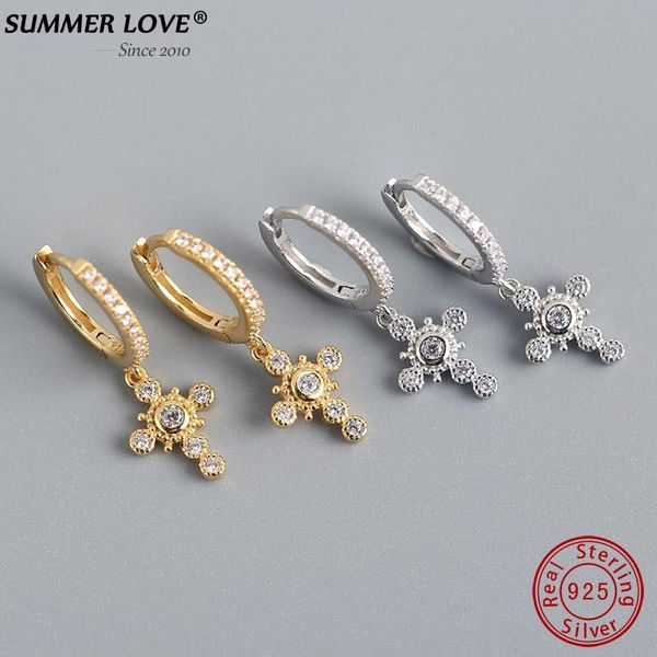 summer love elegant cross hoop earrings designs for women zircon crystal sterling silver 925 jewelry drop & huggie, Golden;silver
summer love elegant cross hoop earrings designs for women zircon crystal sterling silver 925 jewelry drop & huggie, Golden;silver