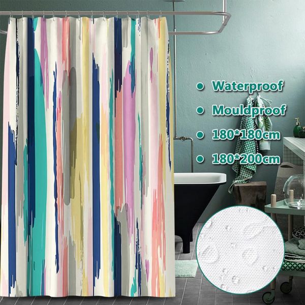 shower curtains colorful rainbow gradient patterned waterproof fabric bathroom decorative with hooks 
shower curtains colorful rainbow gradient patterned waterproof fabric bathroom decorative with hooks