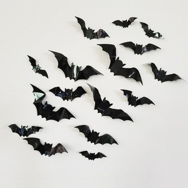 Party Decoration 16pcs Halloween 3D Black Bat Wall Stickers Horror Theme DIY Decorations For Home Removable 
Party Decoration 16pcs Halloween 3D Black Bat Wall Stickers Horror Theme DIY Decorations For Home Removable