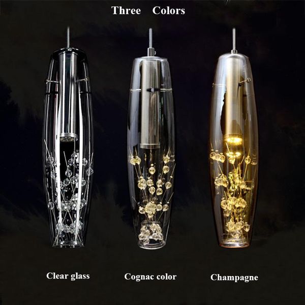 pendant lamps european led lights crystal lamp modern creative dining room hanglamp glass shade for bedroom bar kitchen ac 110-220v
pendant lamps european led lights crystal lamp modern creative dining room hanglamp glass shade for bedroom bar kitchen ac 110-220v