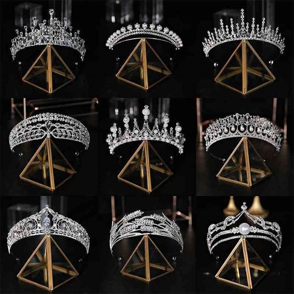 silver kmvexo fashion diverse color crystal crowns bride tiara for crown headpiece wedding hair jewelry accessories 2021, Black;brown
silver kmvexo fashion diverse color crystal crowns bride tiara for crown headpiece wedding hair jewelry accessories 2021, Black;brown